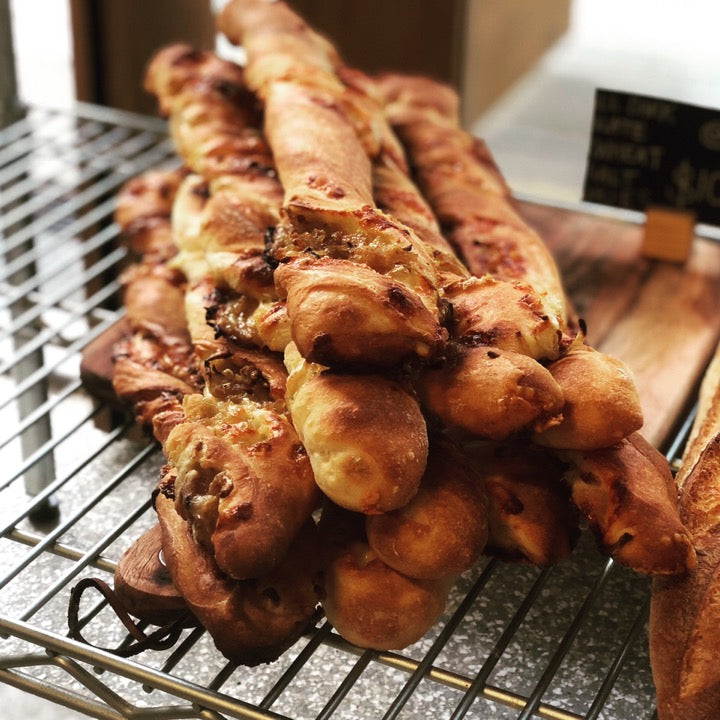 Cheese & Caramelised Onion Bread Stick