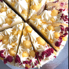 Lemon Raspberry Celebration Cake - medium